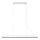 Markslöjd 108892 - PLANO LED/38W/230V Dimmable Cable Pendant Light, White
