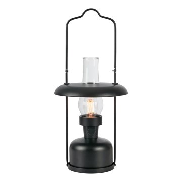 Markslöjd 108893 - FANOS LED Dimmable Outdoor Rechargeable Table Lamp, LED/2.5W/3.7V, 4000 mAh, IP44, Black