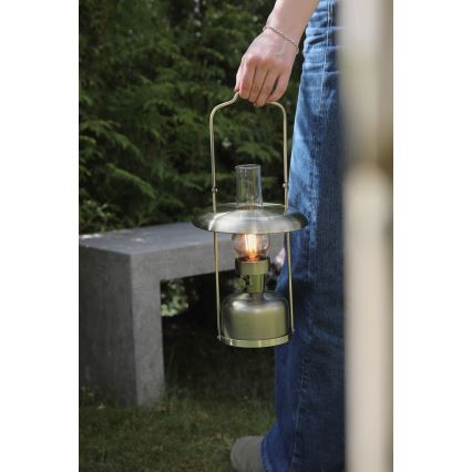 Markslöjd 108894 - FANOS Dimmable LED Rechargeable Outdoor Table Lamp, 2.5W/3.7V, 4000 mAh, IP44, Brass