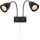 Markslöjd 108901 - CIRO Wall-Mounted Spotlight 2x GU10/7W/230V, Black
