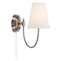 Markslöjd 108908 - Wall lamp AMAR 1xE14/40W/230V white/brass