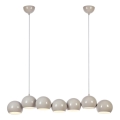Markslöjd 108914 - CUPOLO Cable-Hung Chandelier 7x E14/40W/230V, Grey
