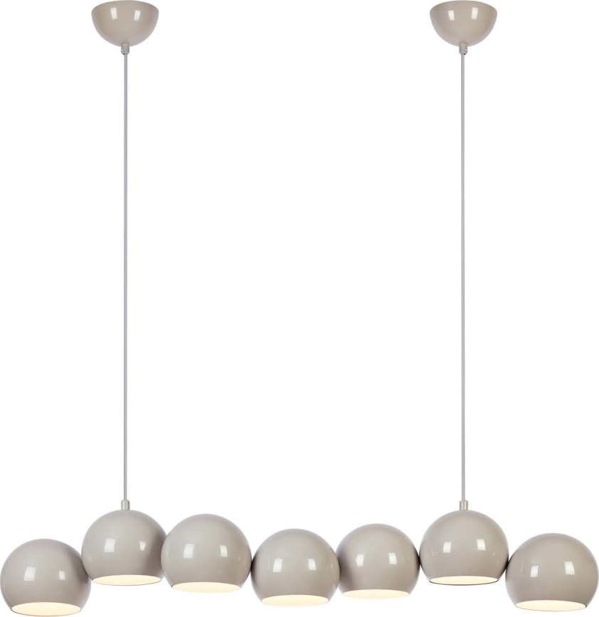 Markslöjd 108914 - CUPOLO Cable-Hung Chandelier 7x E14/40W/230V, Grey