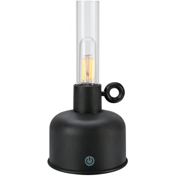 Markslöjd 108919 - LED Dimmable outdoor rechargeable table lamp ASTRID LED/2W/1200 mAh IP44 black