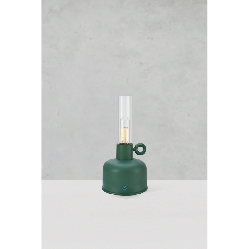 Markslöjd 108920 - LED Dimmable outdoor rechargeable table lamp ASTRID LED/2W/1200 mAh IP44 green
