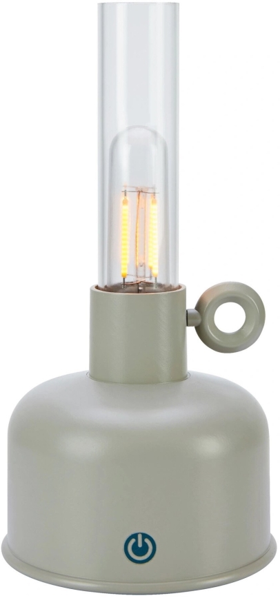 Markslöjd 108921 - LED Dimmable outdoor rechargeable table lamp ASTRID LED/2W/1200 mAh IP44 grey