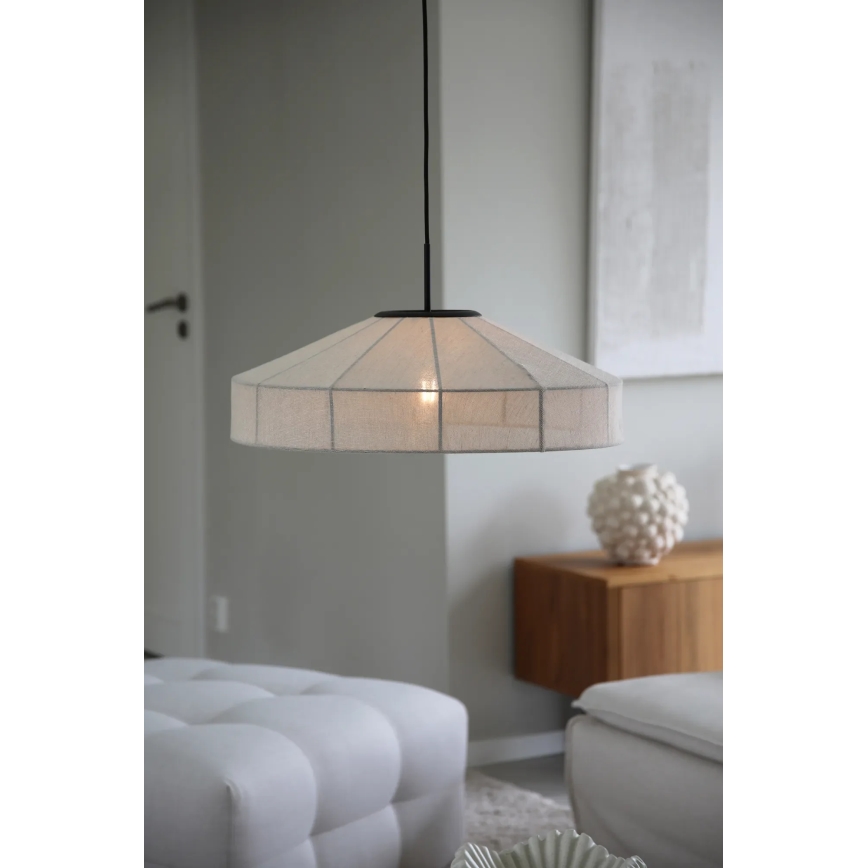 Markslöjd 108955 - ALIA Cable Pendant, 1x E27/60W/230V, Linen/Black