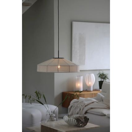 Markslöjd 108955 - ALIA Cable Pendant, 1x E27/60W/230V, Linen/Black