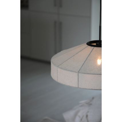 Markslöjd 108955 - ALIA Cable Pendant, 1x E27/60W/230V, Linen/Black