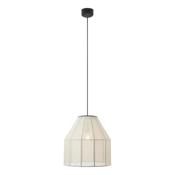Markslöjd 108956 - AIKO Corded Pendant Light 1xE27/60W/230V Linen/Black