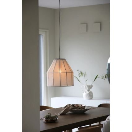 Markslöjd 108956 - AIKO Corded Pendant Light 1xE27/60W/230V Linen/Black