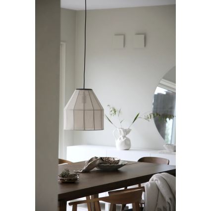 Markslöjd 108956 - AIKO Corded Pendant Light 1xE27/60W/230V Linen/Black
