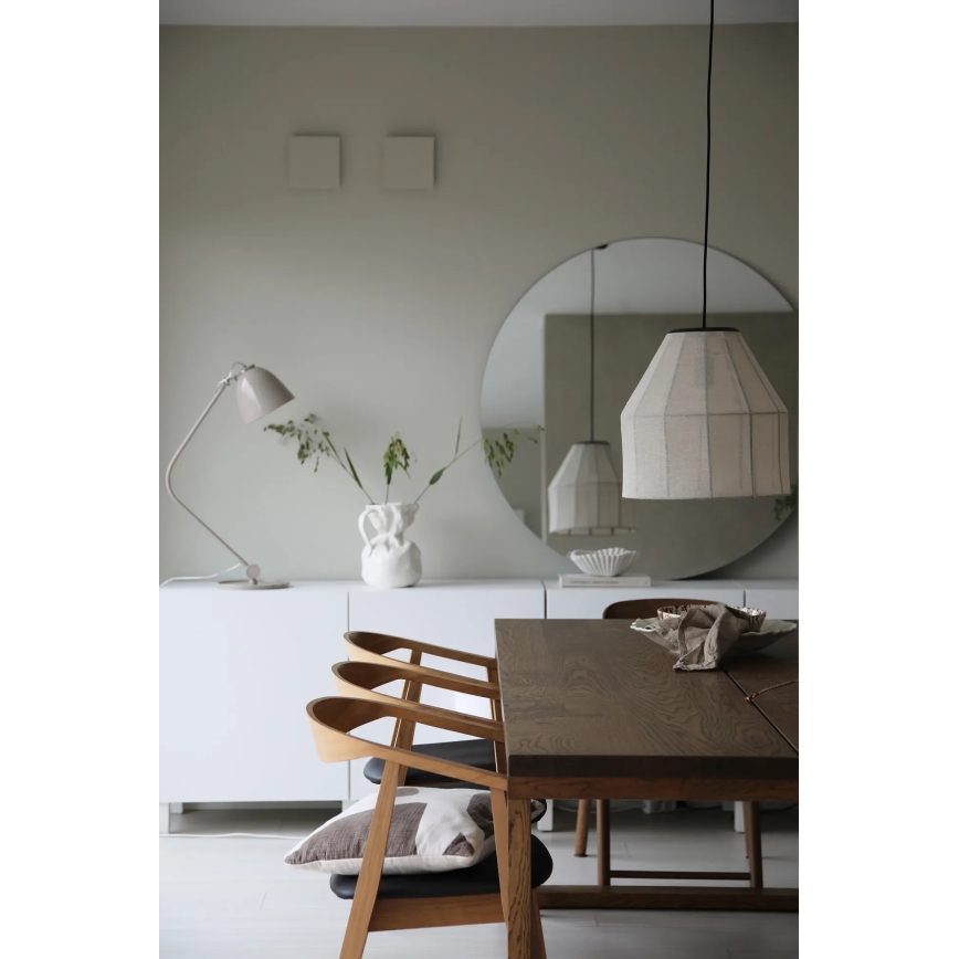 Markslöjd 108956 - AIKO Corded Pendant Light 1xE27/60W/230V Linen/Black
