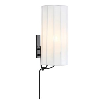 Markslöjd 108960 - HIKARI Wall Lamp 1xE27/60W/230V White/Black