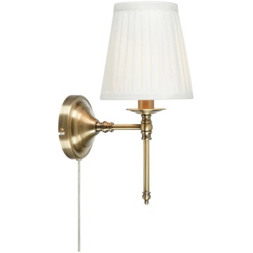 Markslöjd 108968 - Wall lamp MANOR 1xE14/40W/230V white/brass