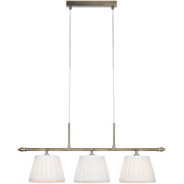 Markslöjd 108975 - OXFORD Cable-Hung Pendant 3x E14/40W/230V Brass/White