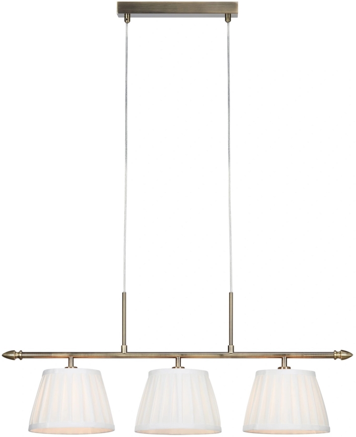 Markslöjd 108975 - OXFORD Cable-Hung Pendant 3x E14/40W/230V Brass/White
