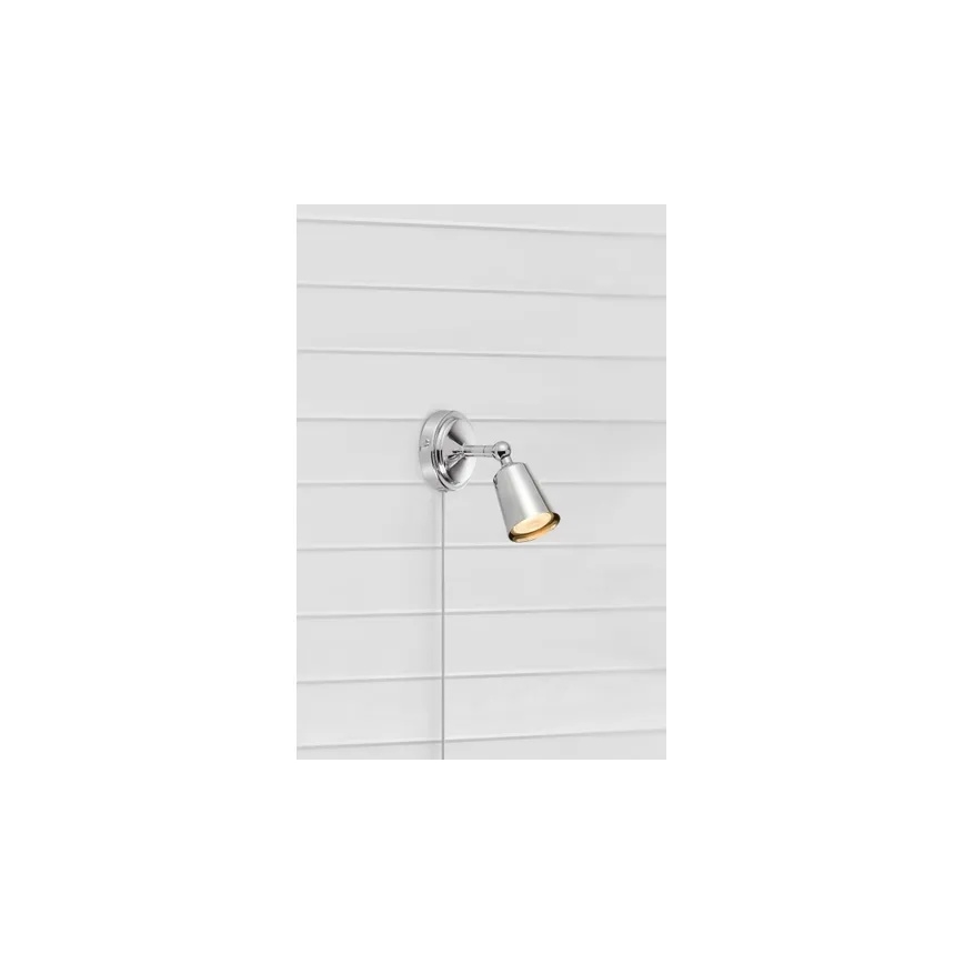 Markslöjd 108979 - TINY Wall-Mounted Spotlight 1xGU10/7W/230V, Polished Chrome