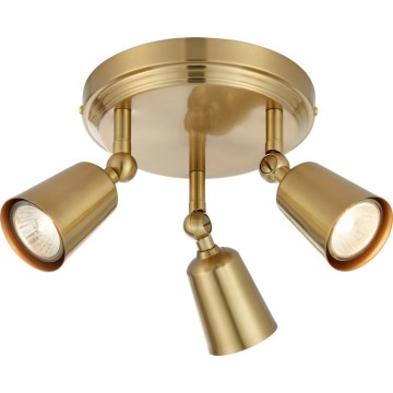 Markslöjd 108980 - TINY spotlight 3xGU10/7W/230V brass