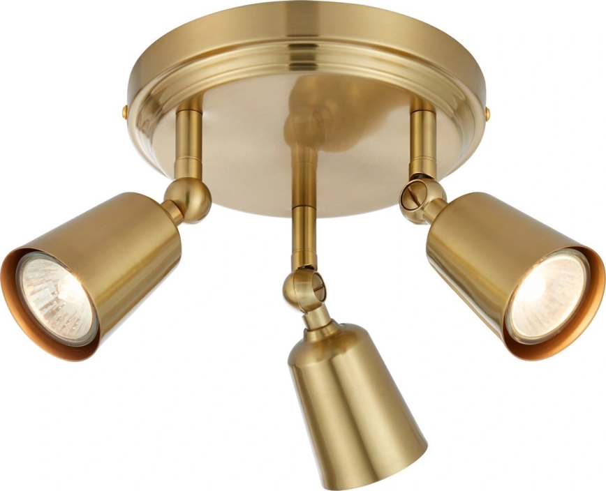 Markslöjd 108980 - TINY spotlight 3xGU10/7W/230V brass