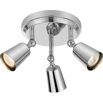 Markslöjd 108981 - TINY Spotlight 3x GU10/7W/230V, Polished Chrome