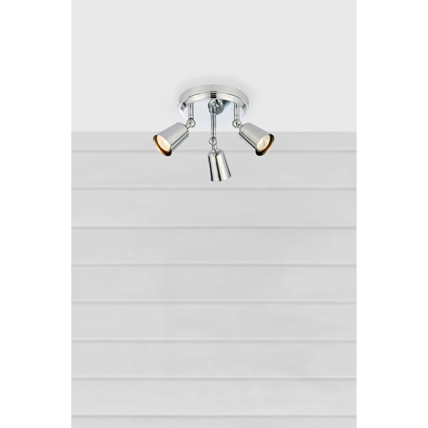 Markslöjd 108981 - TINY Spotlight 3x GU10/7W/230V, Polished Chrome