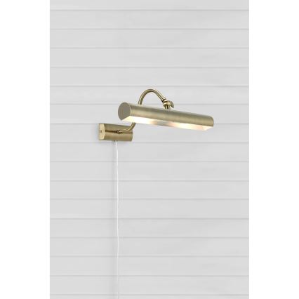 Markslöjd 108982 - CIGLIA picture light 2xE14/40W/230V brass