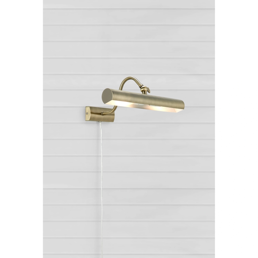Markslöjd 108982 - CIGLIA picture light 2xE14/40W/230V brass