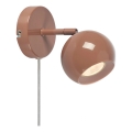Markslöjd 108984 - POP Wall-Mounted Spotlight 1xGU10/7W/230V Brown