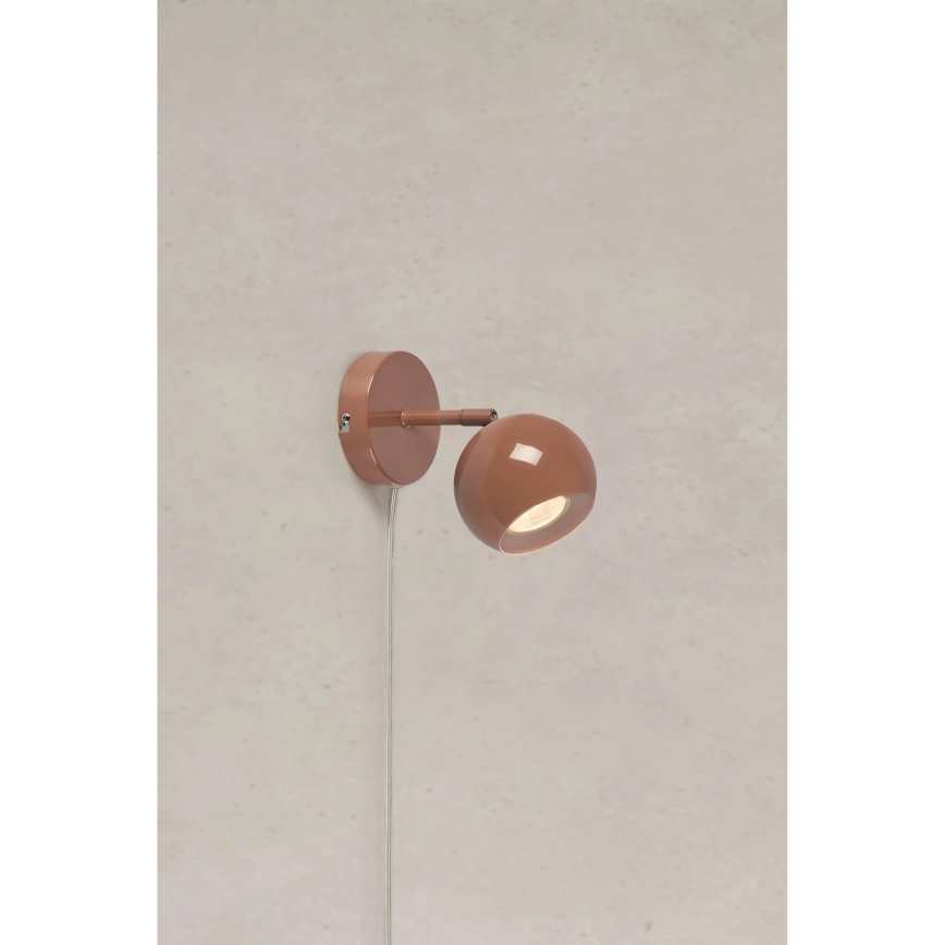 Markslöjd 108984 - POP Wall-Mounted Spotlight 1xGU10/7W/230V Brown