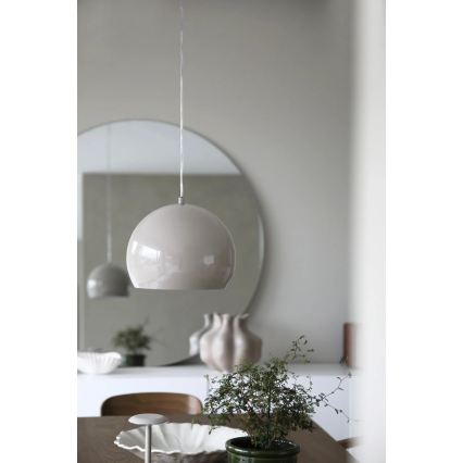 Markslöjd 108986 - POP pendant light on cable 1xE27/40W/230V Ø 28 cm grey