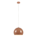Markslöjd 108987 - Cable-suspended pendant lamp POP 1xE27/40W/230V Ø 28 cm brown