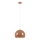 Markslöjd 108987 - Cable-suspended pendant lamp POP 1xE27/40W/230V Ø 28 cm brown
