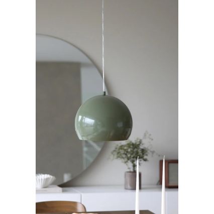 Markslöjd 108988 - POP Cable Pendant 1xE27/40W/230V, dia. 28 cm, green