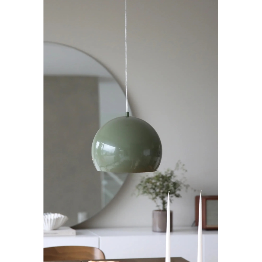 Markslöjd 108988 - POP Cable Pendant 1xE27/40W/230V, dia. 28 cm, green