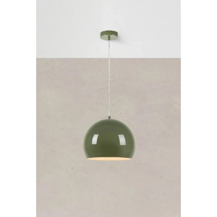 Markslöjd 108988 - POP Cable Pendant 1xE27/40W/230V, dia. 28 cm, green