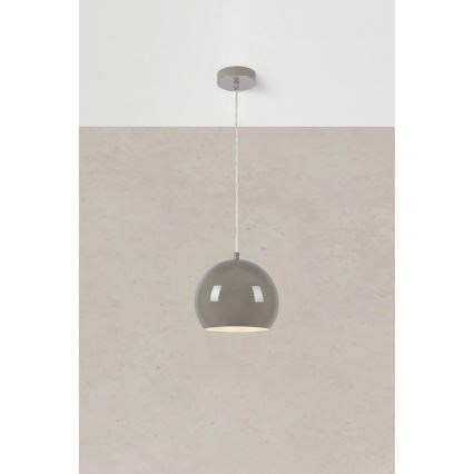Markslöjd 108989 - POP Cable Pendant 1xGU10/7W/230V Ø 20 cm grey