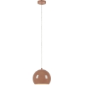 Markslöjd 108990 - POP cable pendant lamp 1xGU10/7W/230V Ø 20 cm brown