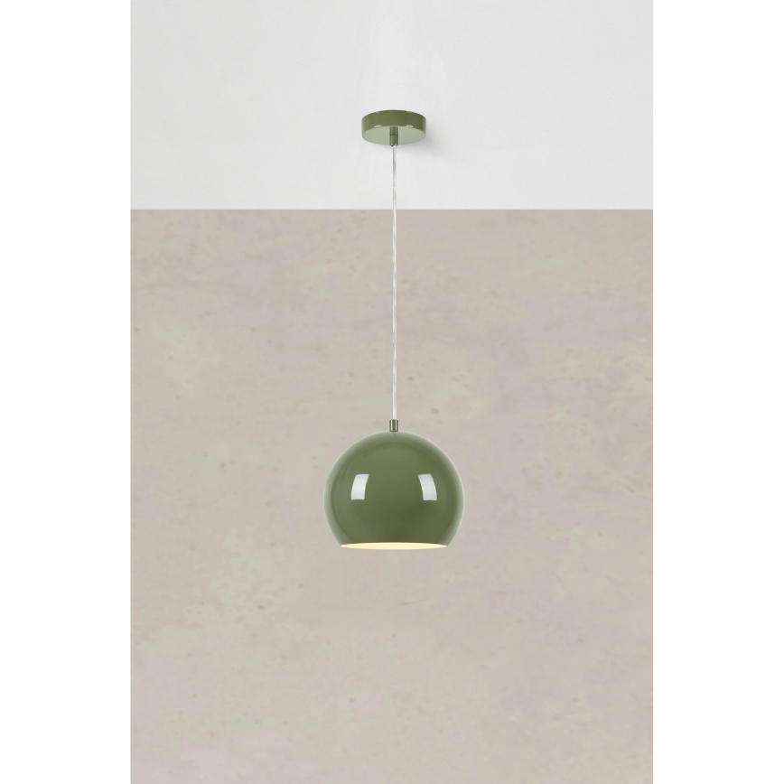 Markslöjd 108991 - POP cable-hung pendant 1xGU10/7W/230V Ø 20 cm green