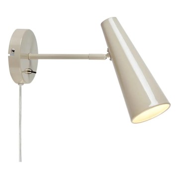 Markslöjd 108992 - PEAK Wall Lamp 1xE14/40W/230V Grey