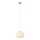 Markslöjd 109008 - SOBER cable-hung pendant 1x E27/40W/230V, Ø 25 cm, matte chrome