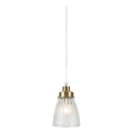 Markslöjd 109010 - Cable-hung pendant BELLIS 1xE14/40W/230V brass