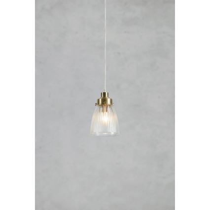Markslöjd 109010 - Cable-hung pendant BELLIS 1xE14/40W/230V brass