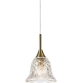 Markslöjd 109011 - LUNA cable-mounted pendant 1xE14/40W/230V brass