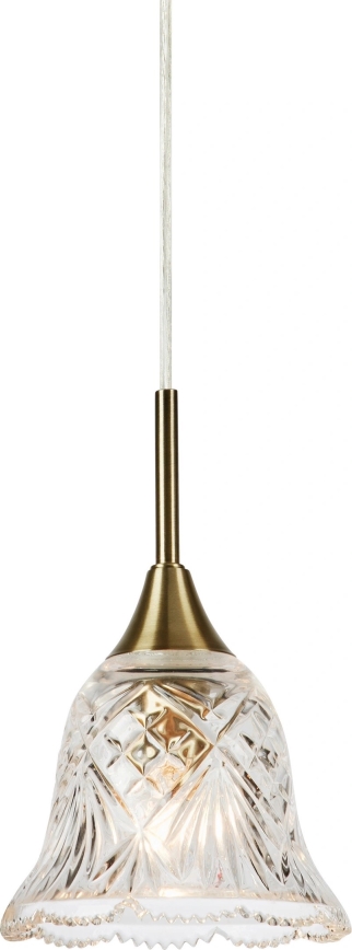 Markslöjd 109011 - LUNA cable-mounted pendant 1xE14/40W/230V brass