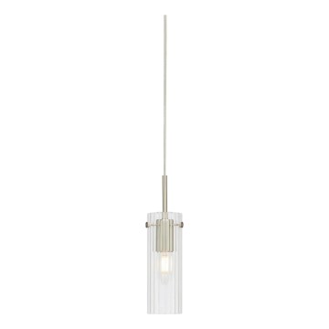 Markslöjd 109013 - Cord-hung pendant light TIBIA 1xE14/40W/230V clear/brass