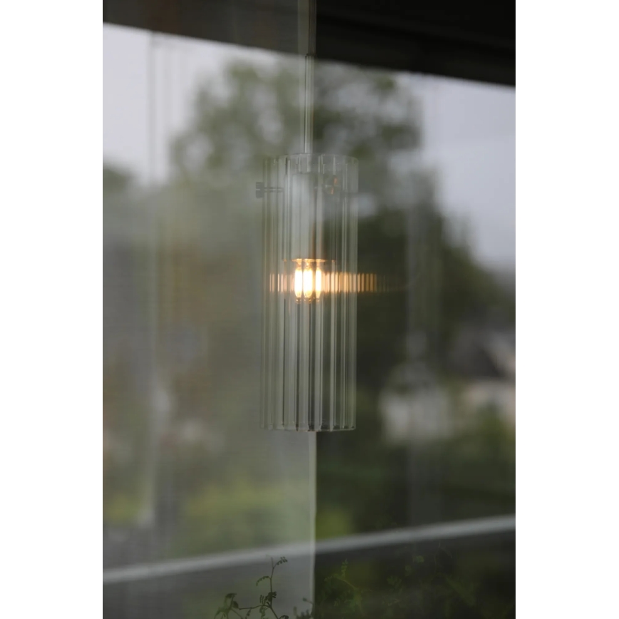 Markslöjd 109013 - Cord-hung pendant light TIBIA 1xE14/40W/230V clear/brass