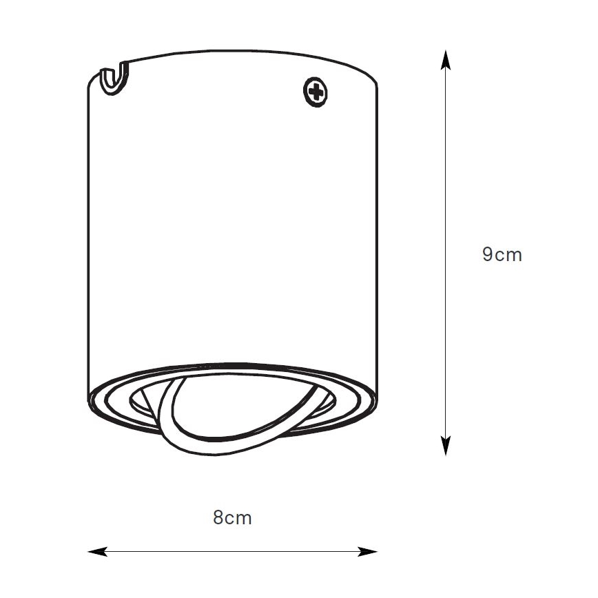 Markslöjd 109020 - DIRETTO LED Dimmable Spotlight, 5W/230V, CRI 90, White