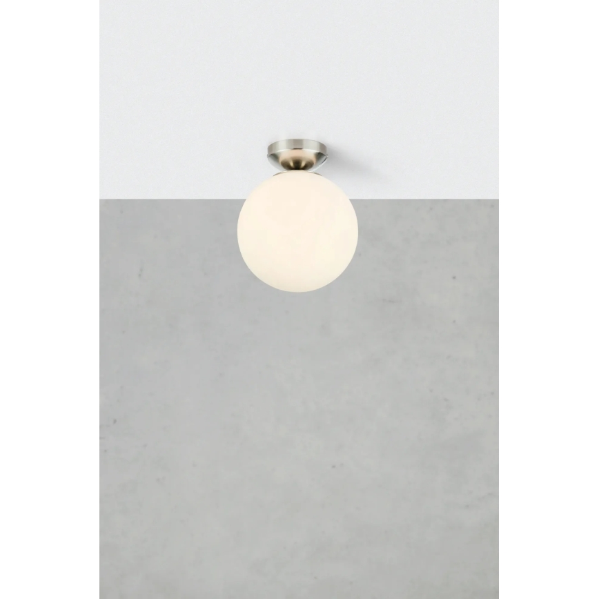 Markslöjd 109024 - STINTINO Bathroom Ceiling Light 1xE14/40W/230V IP44 Matte Chrome