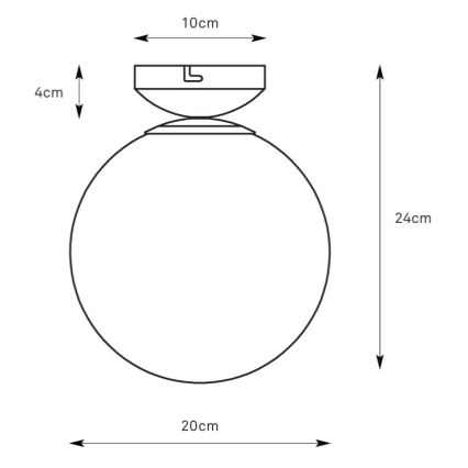 Markslöjd 109024 - STINTINO Bathroom Ceiling Light 1xE14/40W/230V IP44 Matte Chrome
